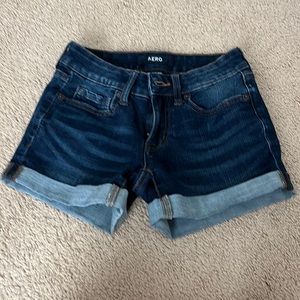 Aero Dark Wash Shorts